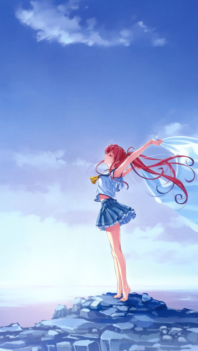 Sea Girl Iphone Wallpaper Wallpaper