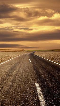 IPhone 5 Wallpaper Road 04